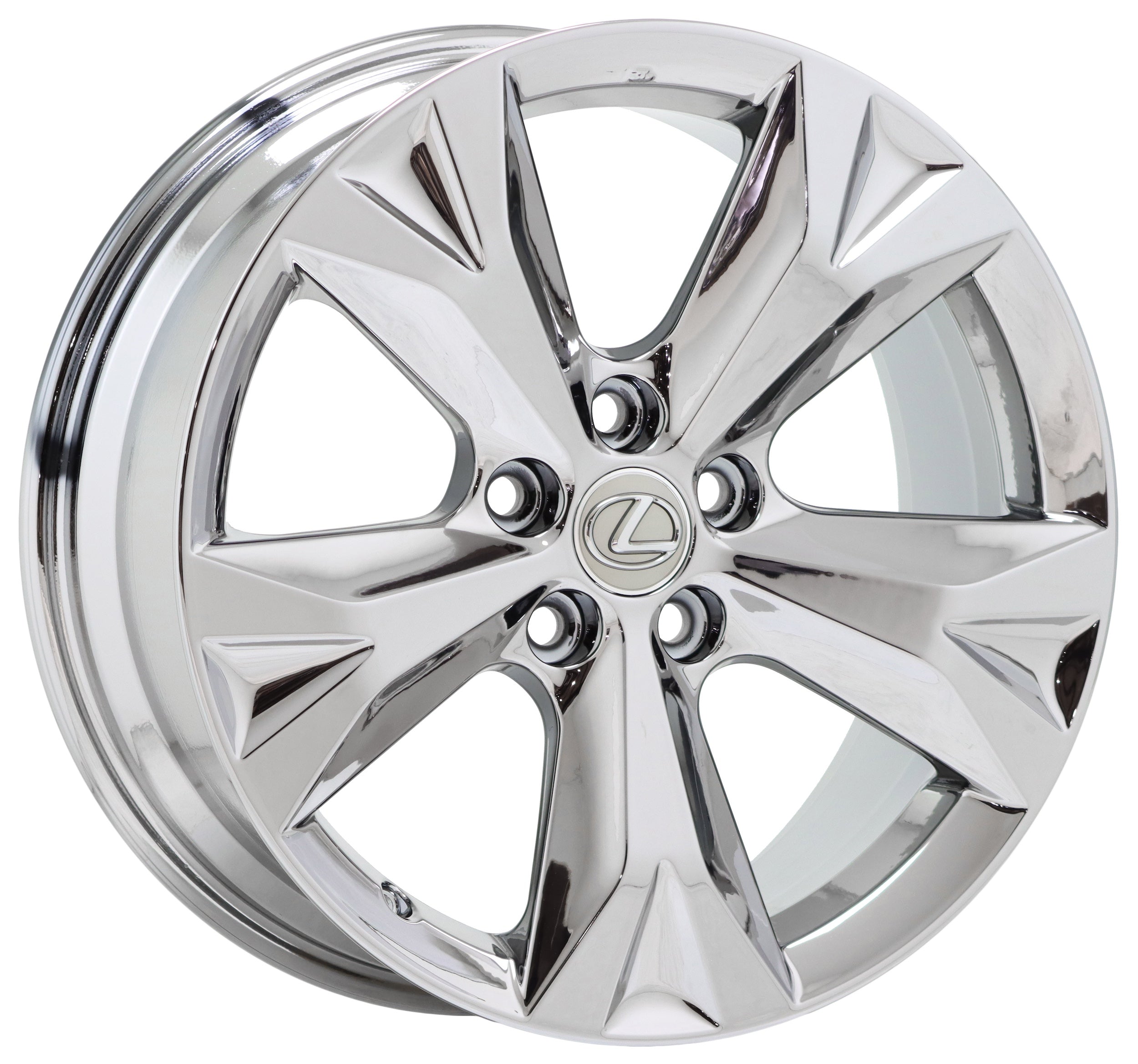 18" Lexus NX300 NX Turbo Bright Chrome wheel rim Factory OEM 74356 x1
